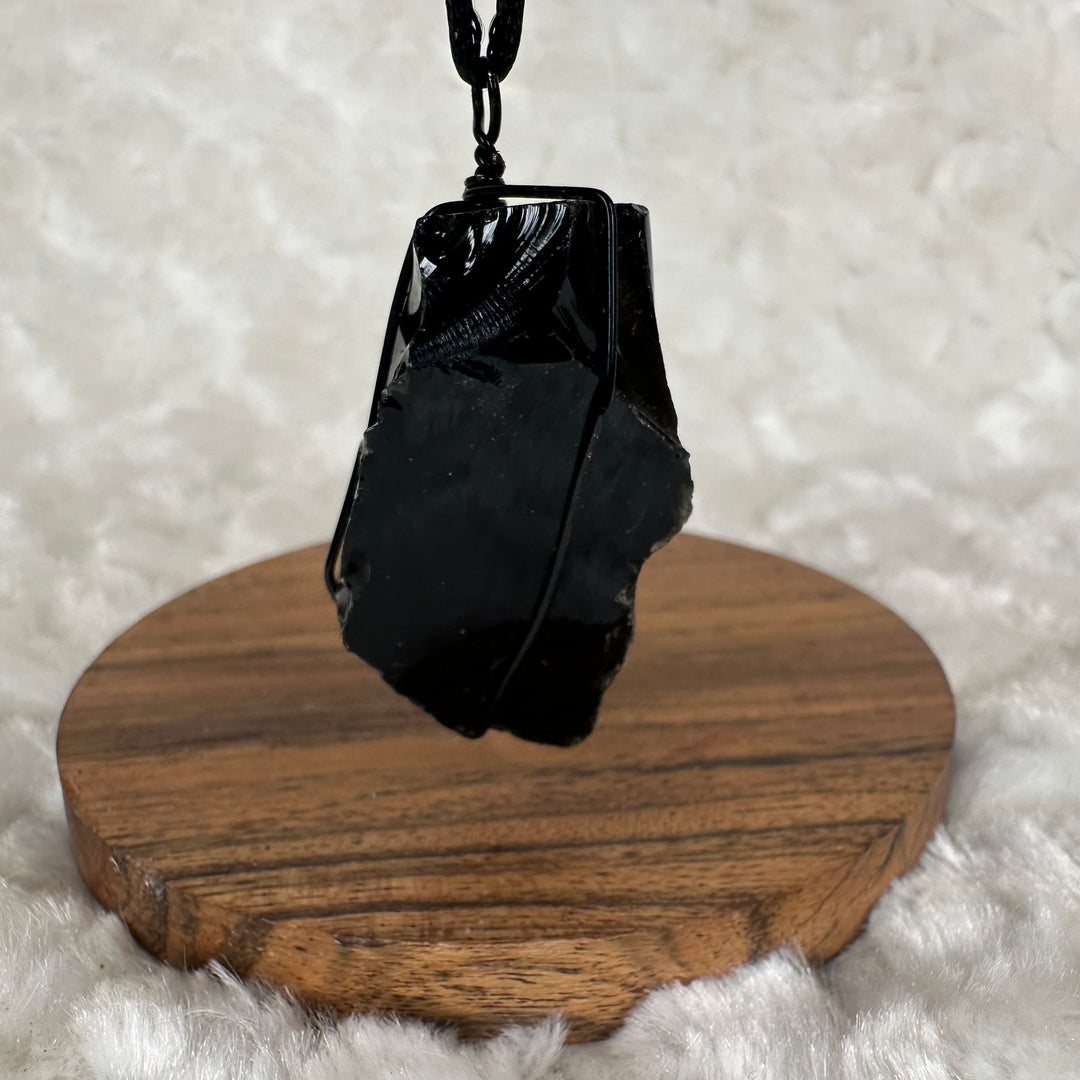 Black Obsidian Wire Wrap