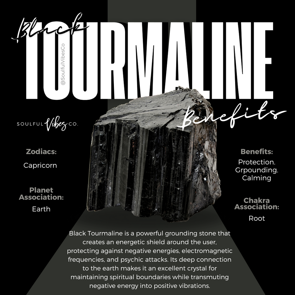 Black Tourmaline - Soulfulvibesco