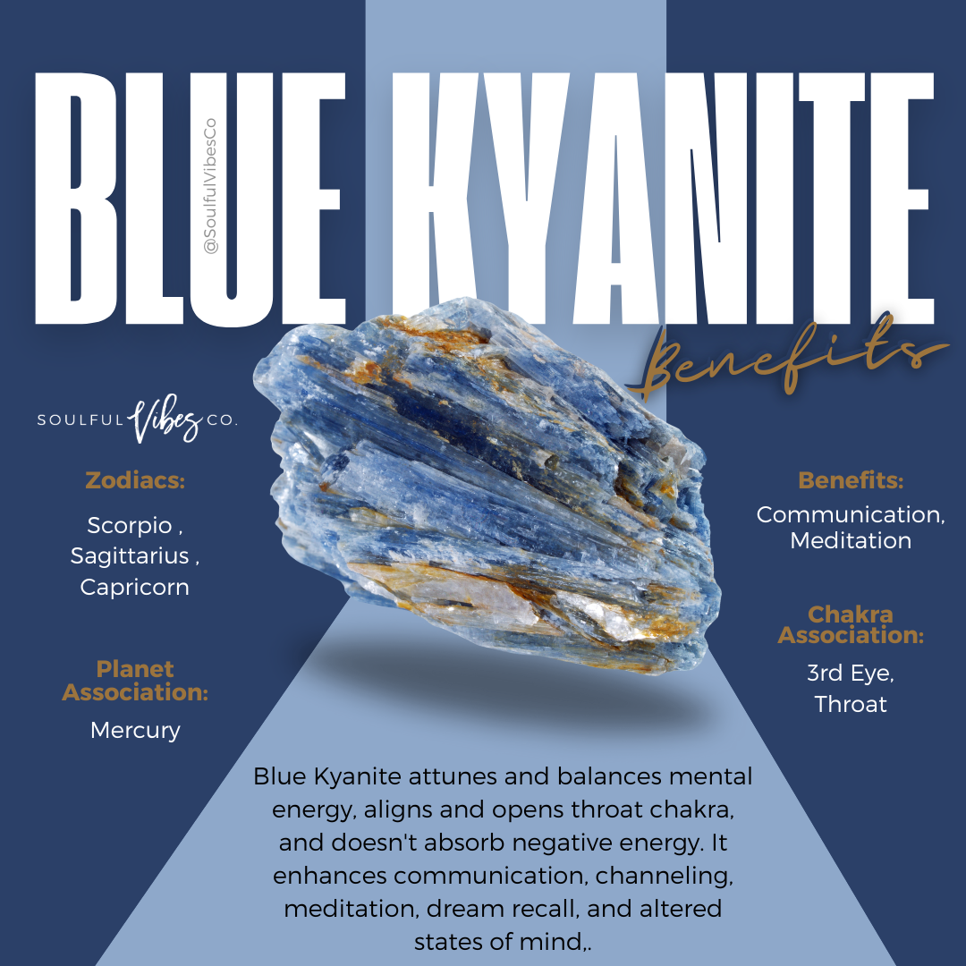 Blue Kyanite - Soulfulvibesco
