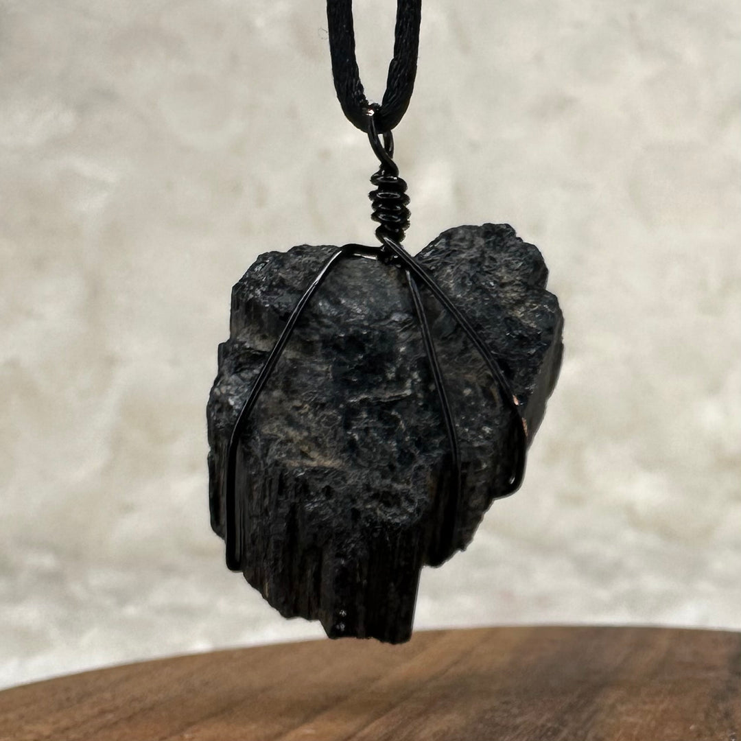 Black Tourmaline Wire Wrap