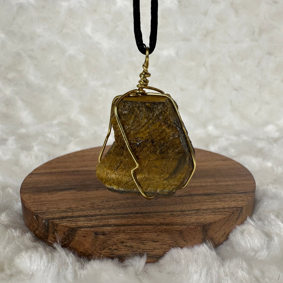 Tigers Eye Wire Wrap