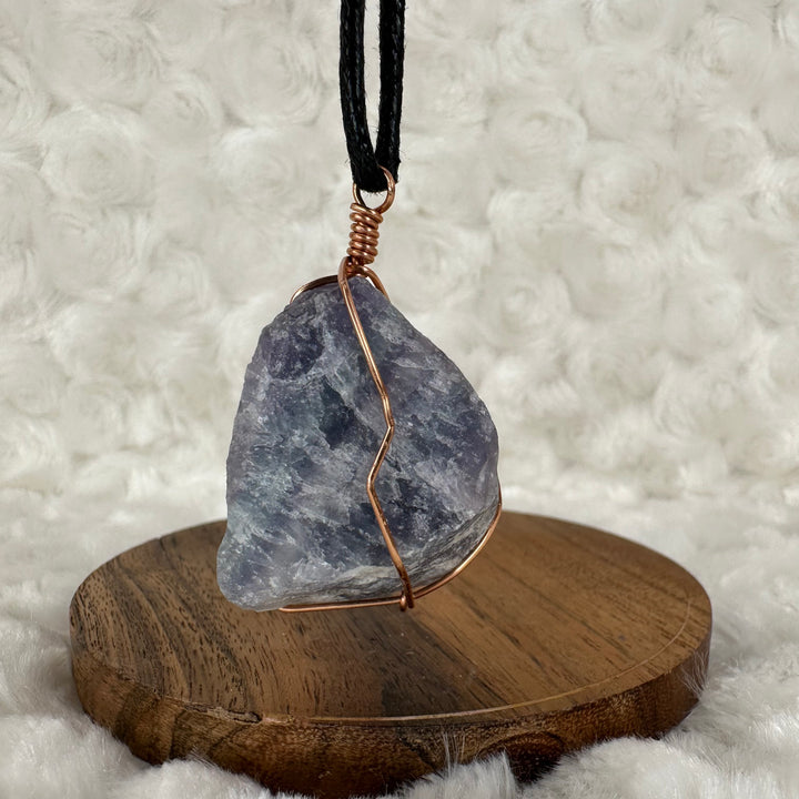 Fluorite Wire Wrap (Rose Gold) - Soulfulvibesco