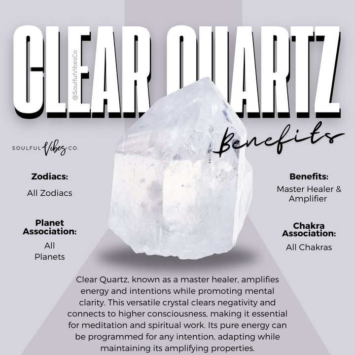 Clear Quartz - Soulfulvibesco