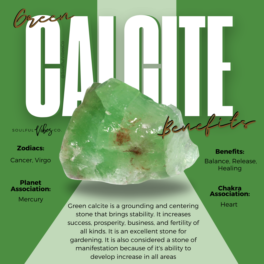 Green Calcite - Soulfulvibesco