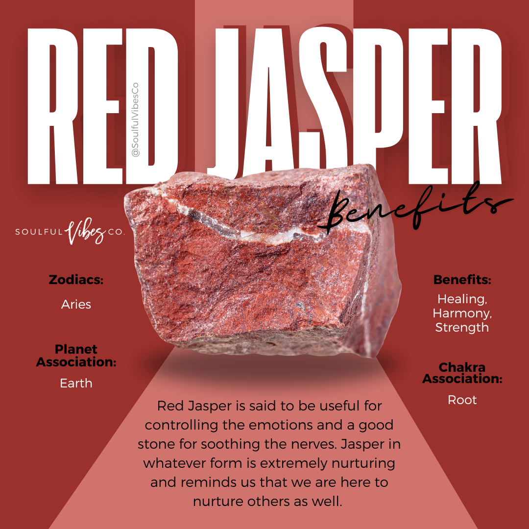 Red Jasper - Soulfulvibesco
