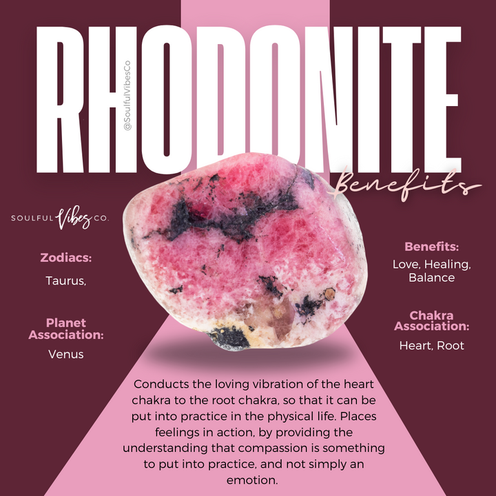Rhodonite - Soulfulvibesco