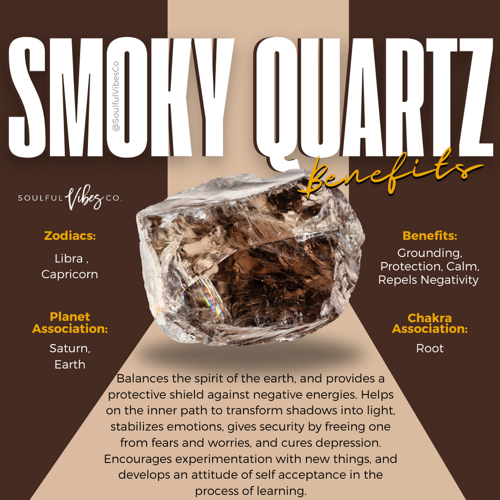 Smoky Quartz - Soulfulvibesco
