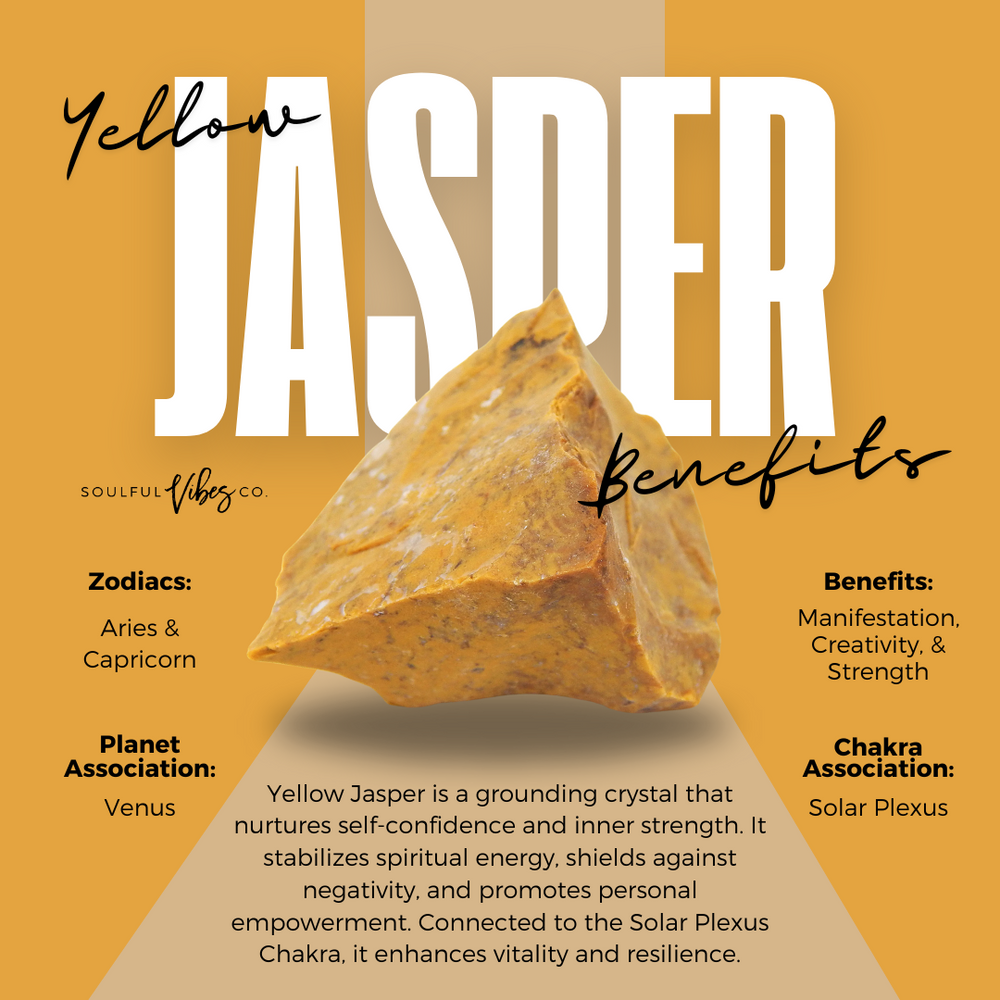 Yellow Jasper - Soulfulvibesco