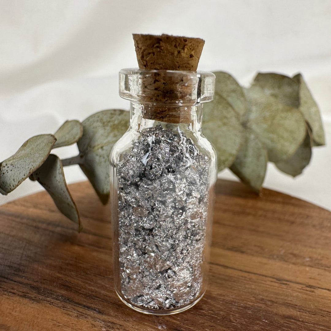 Silver Flakes Bottle - Soulfulvibesco