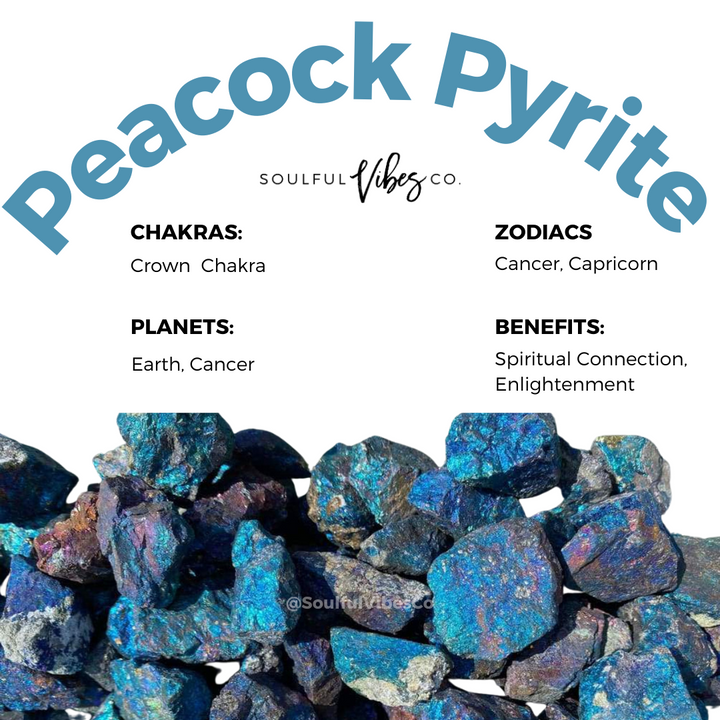 Peacock Pyrite - Soulfulvibesco