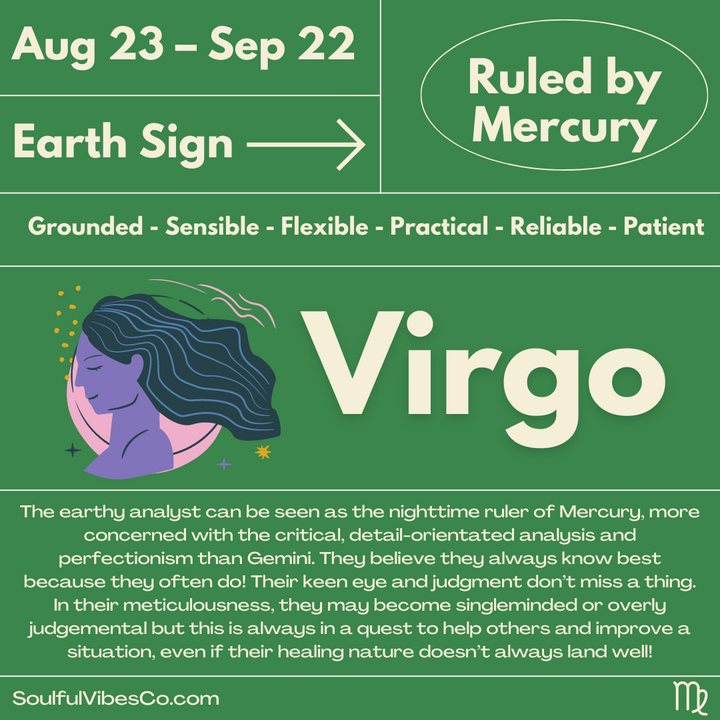 Virgo Glass Candle - Soulfulvibesco