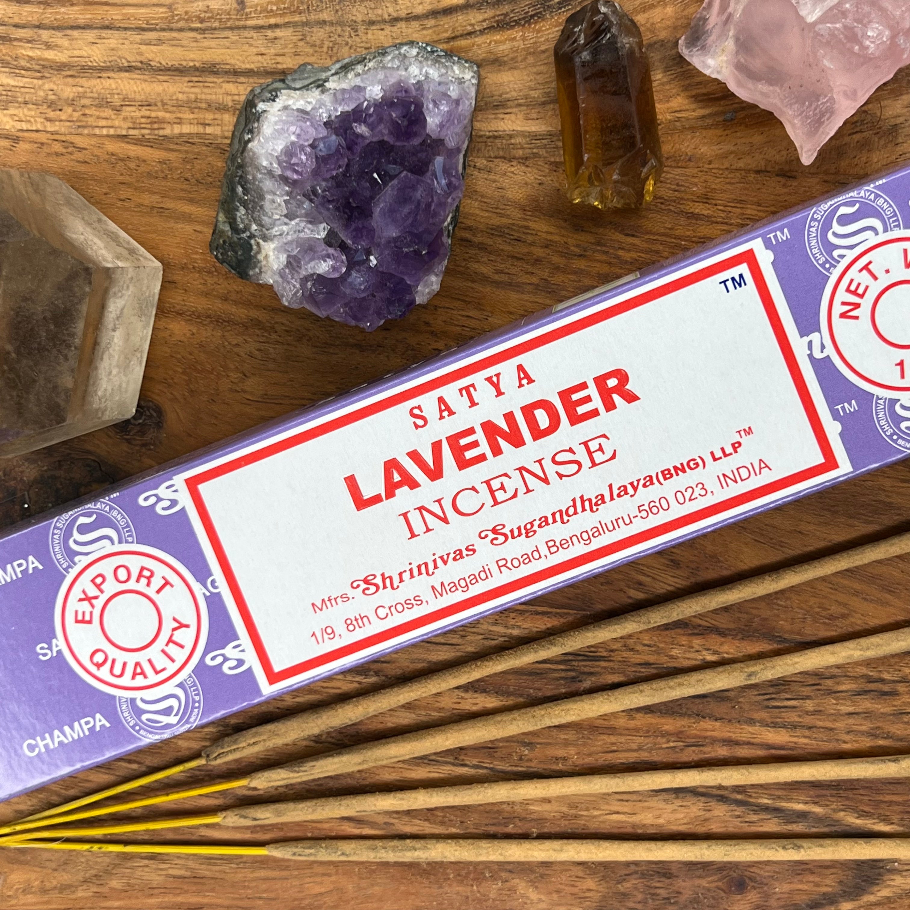 Natural Incense Satya Lavender (Lavander) - Hippie Store