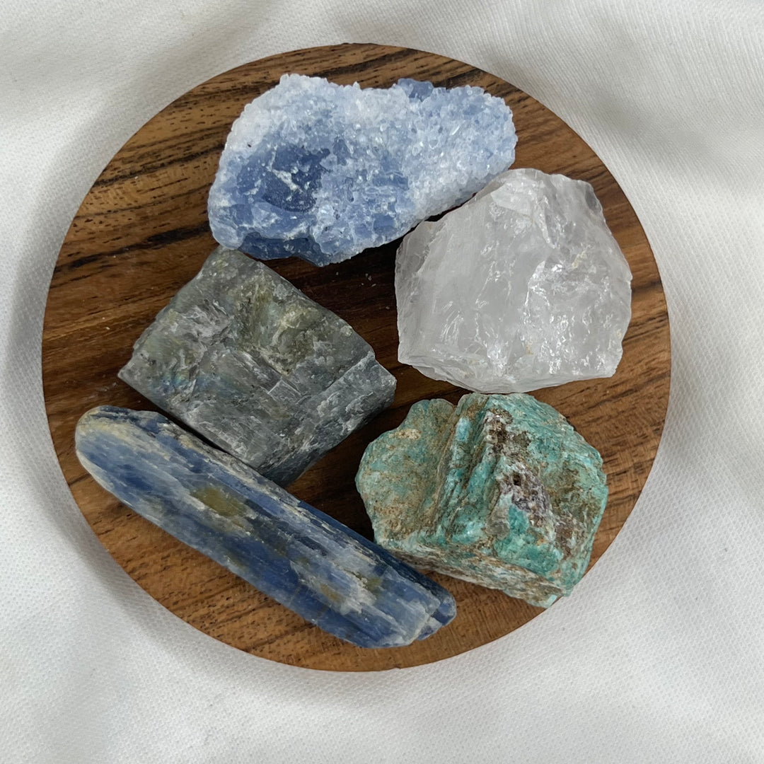 Throat Chakra Crystal Set - Soulfulvibesco