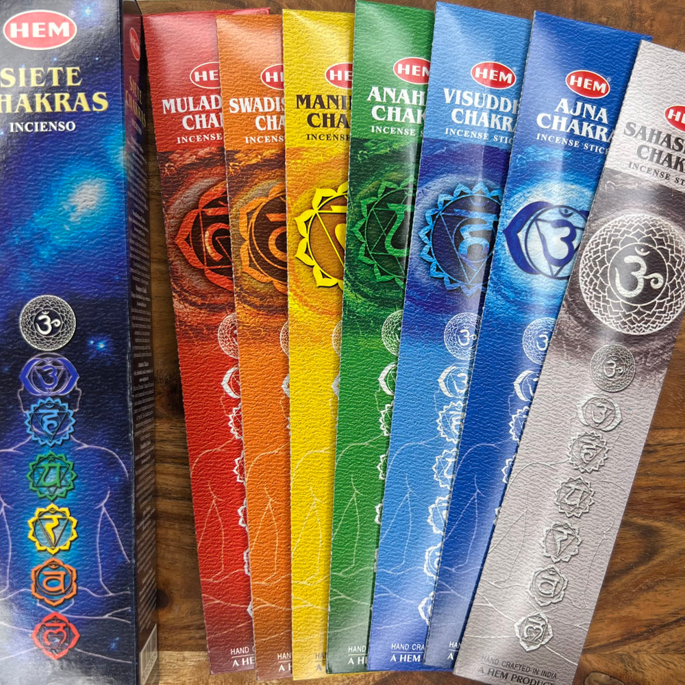 7 Chakras Incense - Soulfulvibesco