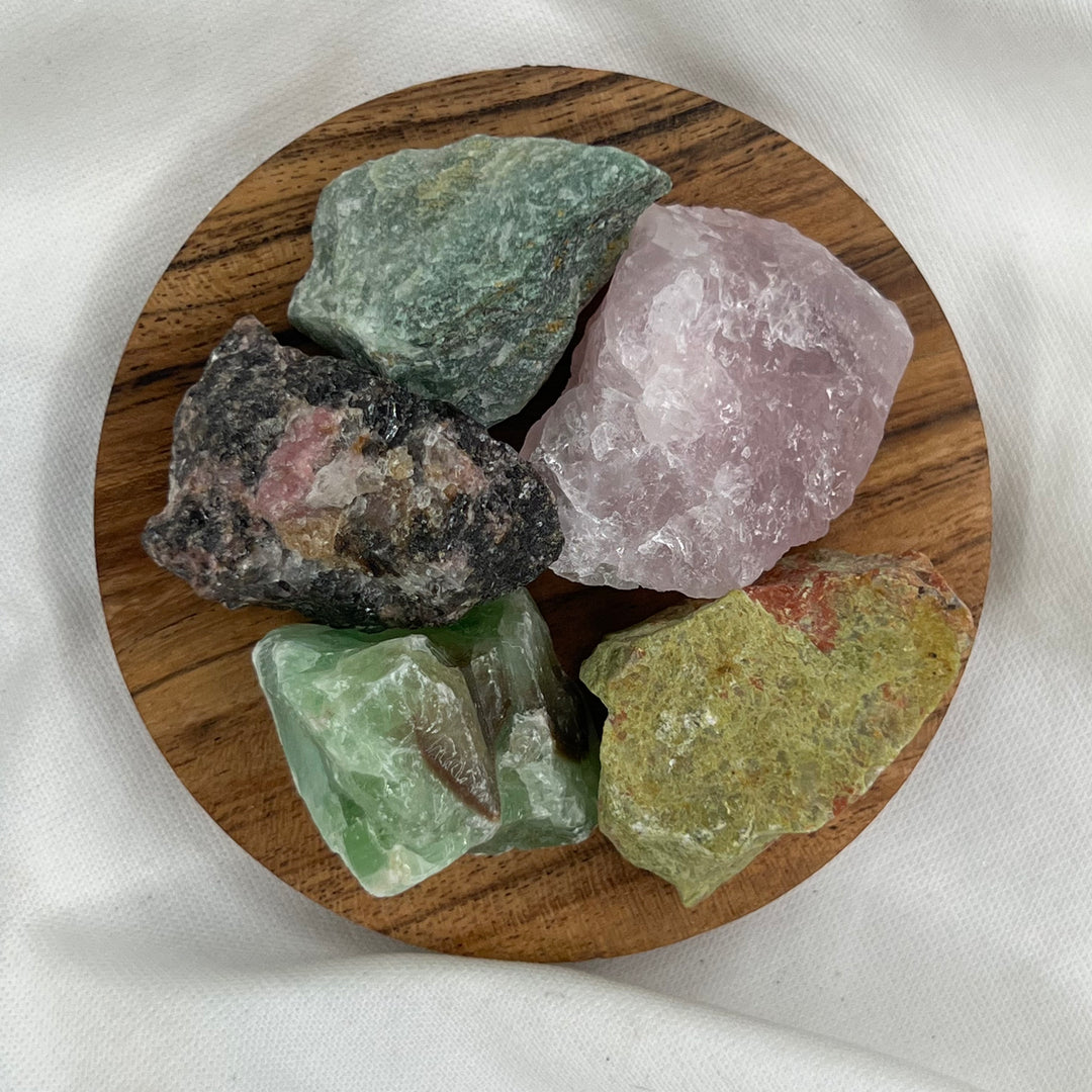 Heart Chakra Crystal Set - Soulfulvibesco