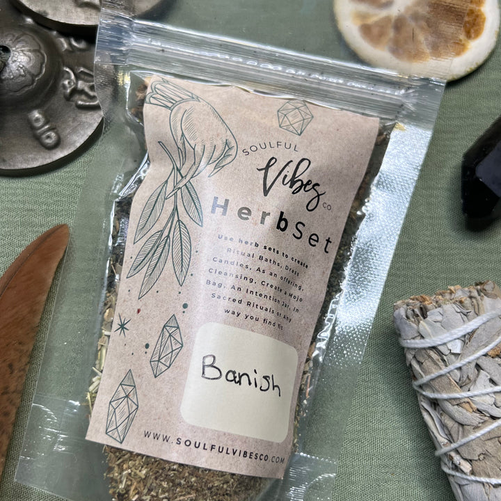 Banish & Release Herb Set - Soulfulvibesco