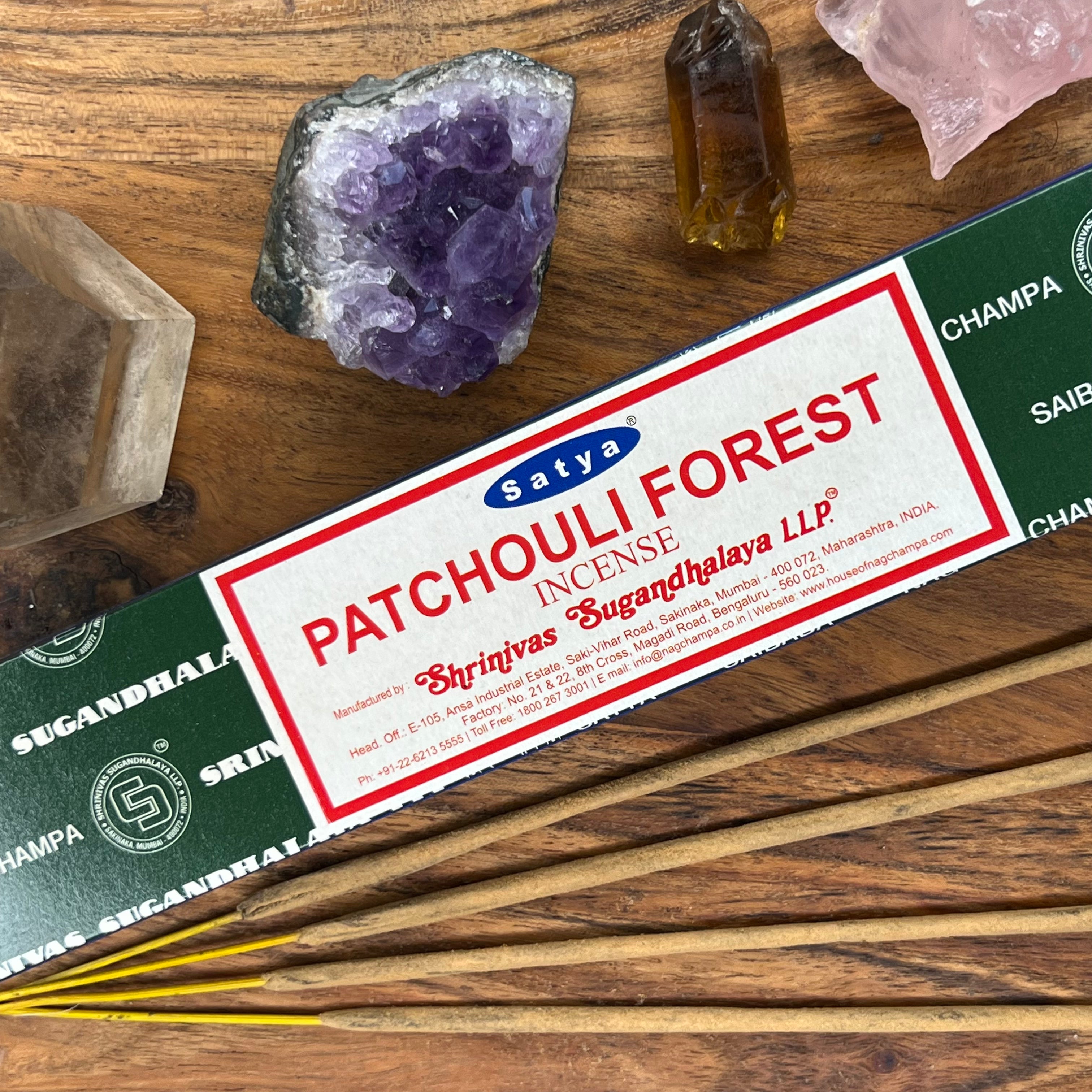 Patchouli Forest wierook stokjes Satya | Ruben Robijn