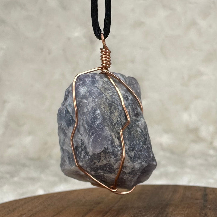 Fluorite Wire Wrap (Rose Gold)