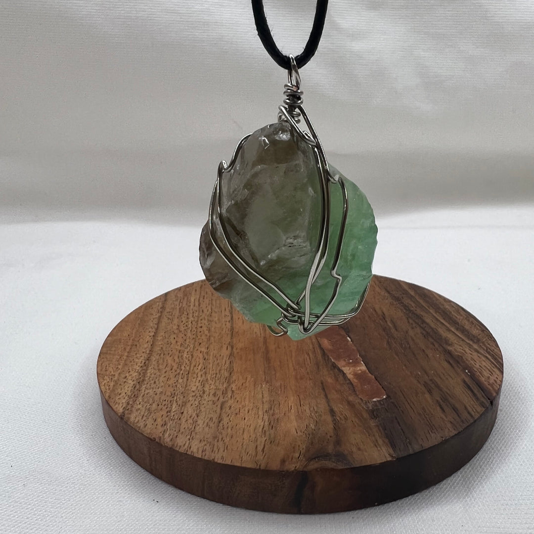 Green Calcite Wire Wrap