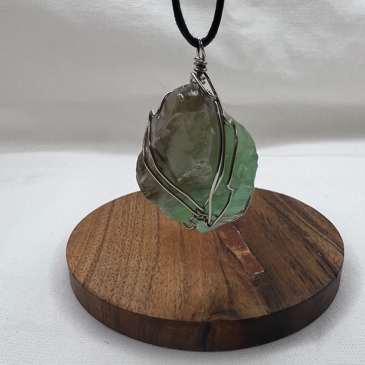 Green Calcite Wire Wrap