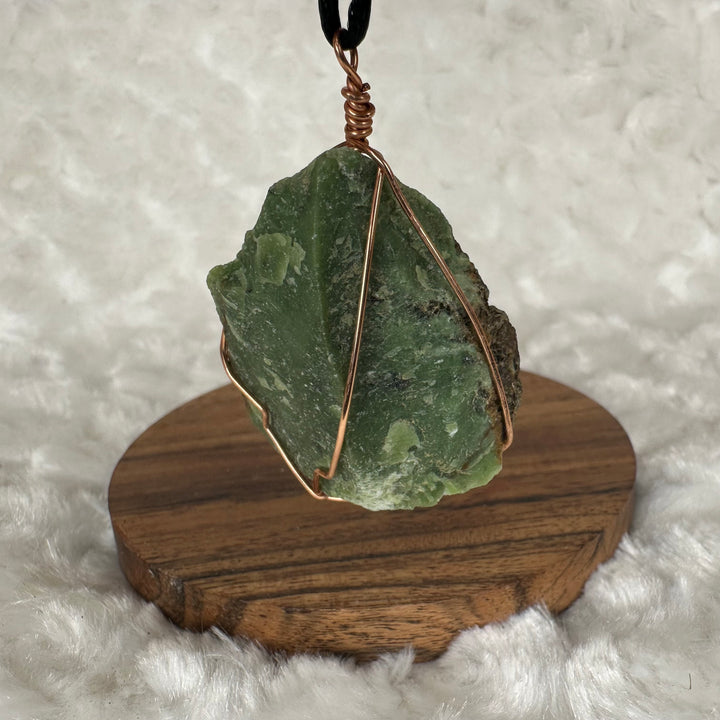 Chrysoprase Wire Wrap (Rose Gold)