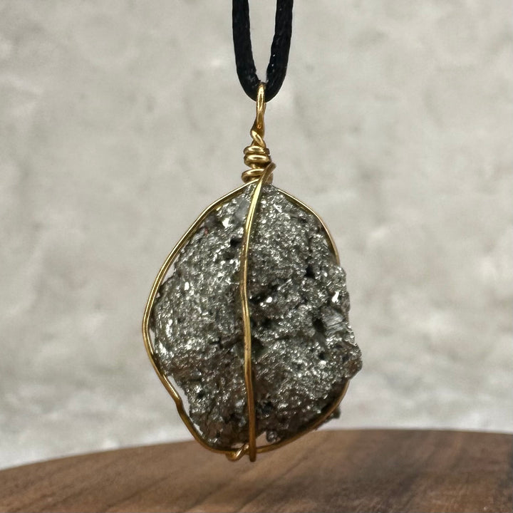 Pyrite Wire Wrap (Gold)