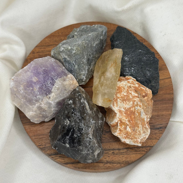 Pluto Retrograde Survival Crystal Set