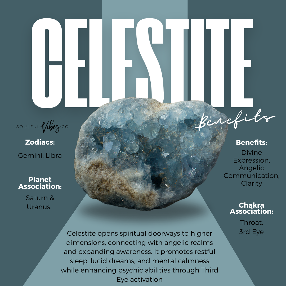 Celestite Meaning Celestite Jewelry Sage Goddess Natural Celestite