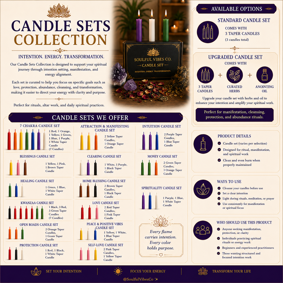 Candle Sets Collection - Soulfulvibesco