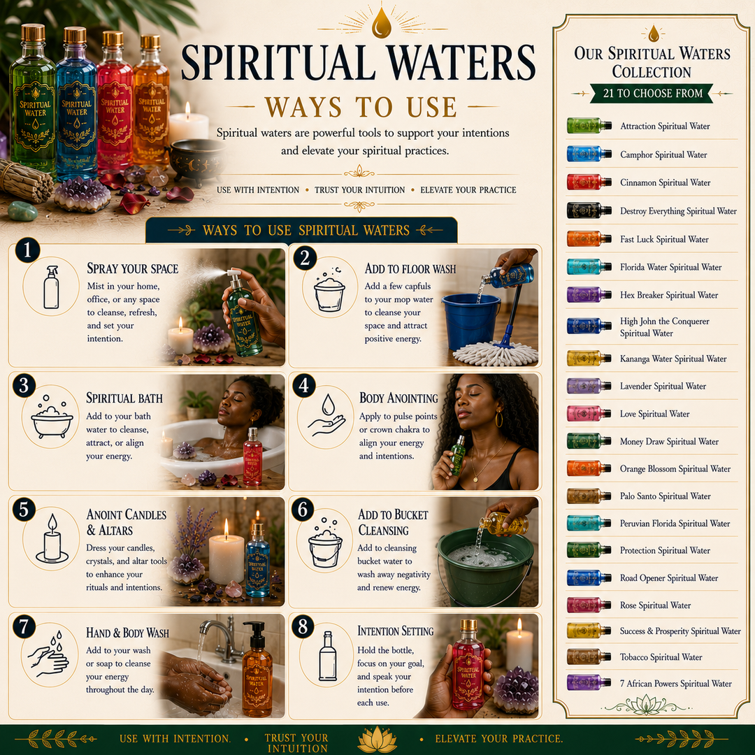 Spiritual Water Collection - Soulfulvibesco