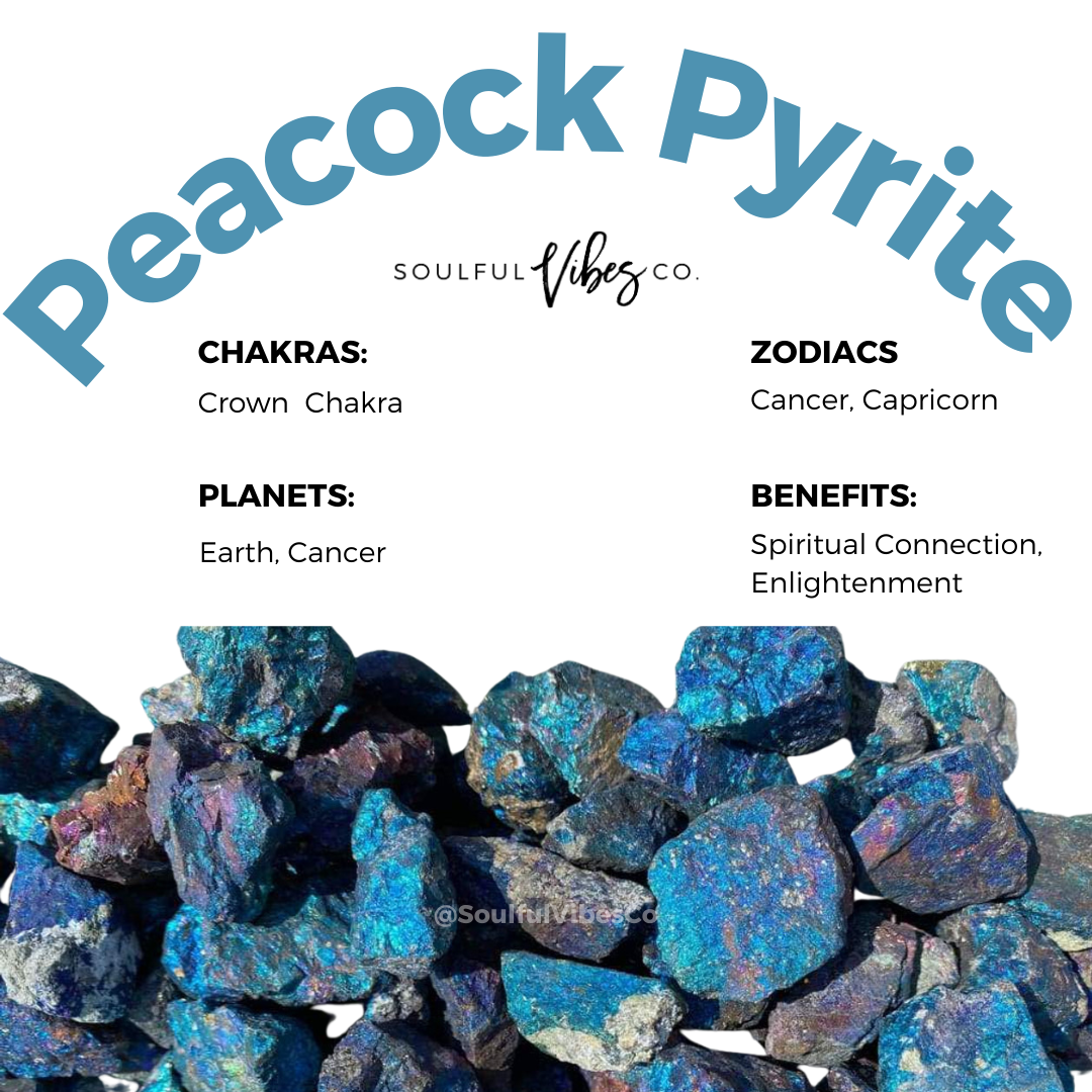 Peacock Pyrite - Soulfulvibesco