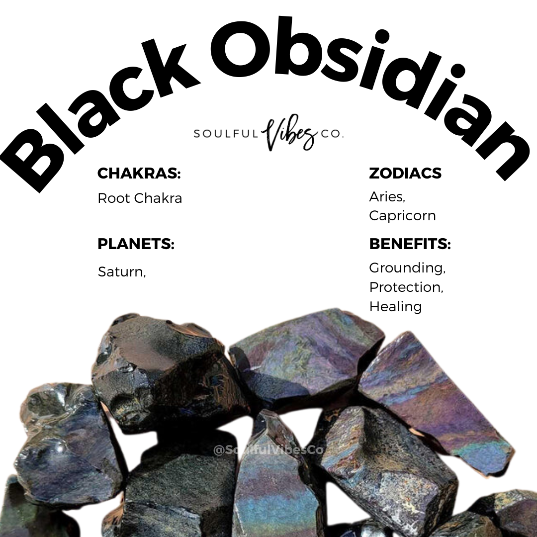 Black Obsidian - Soulfulvibesco