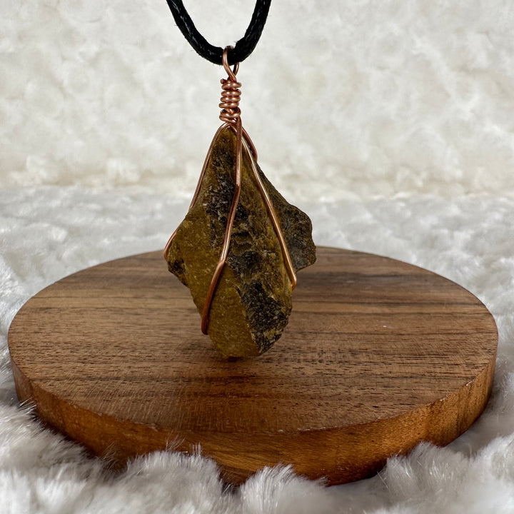 Tiger’s Eye Wire Wrap (Rose Gold) - Soulfulvibesco