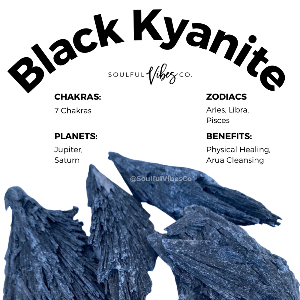 Black Kyanite - Soulfulvibesco