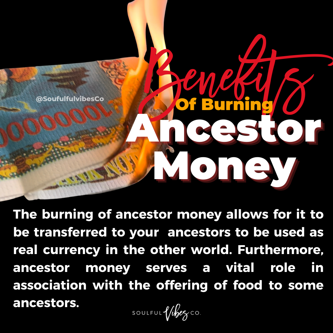 Ancestor Money is a note made for the sole purpose of being burnt and , Money Candle