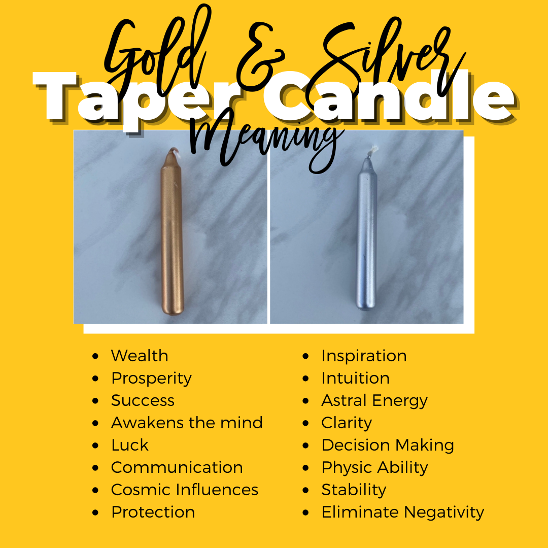 Gold Taper Candles - Soulfulvibesco