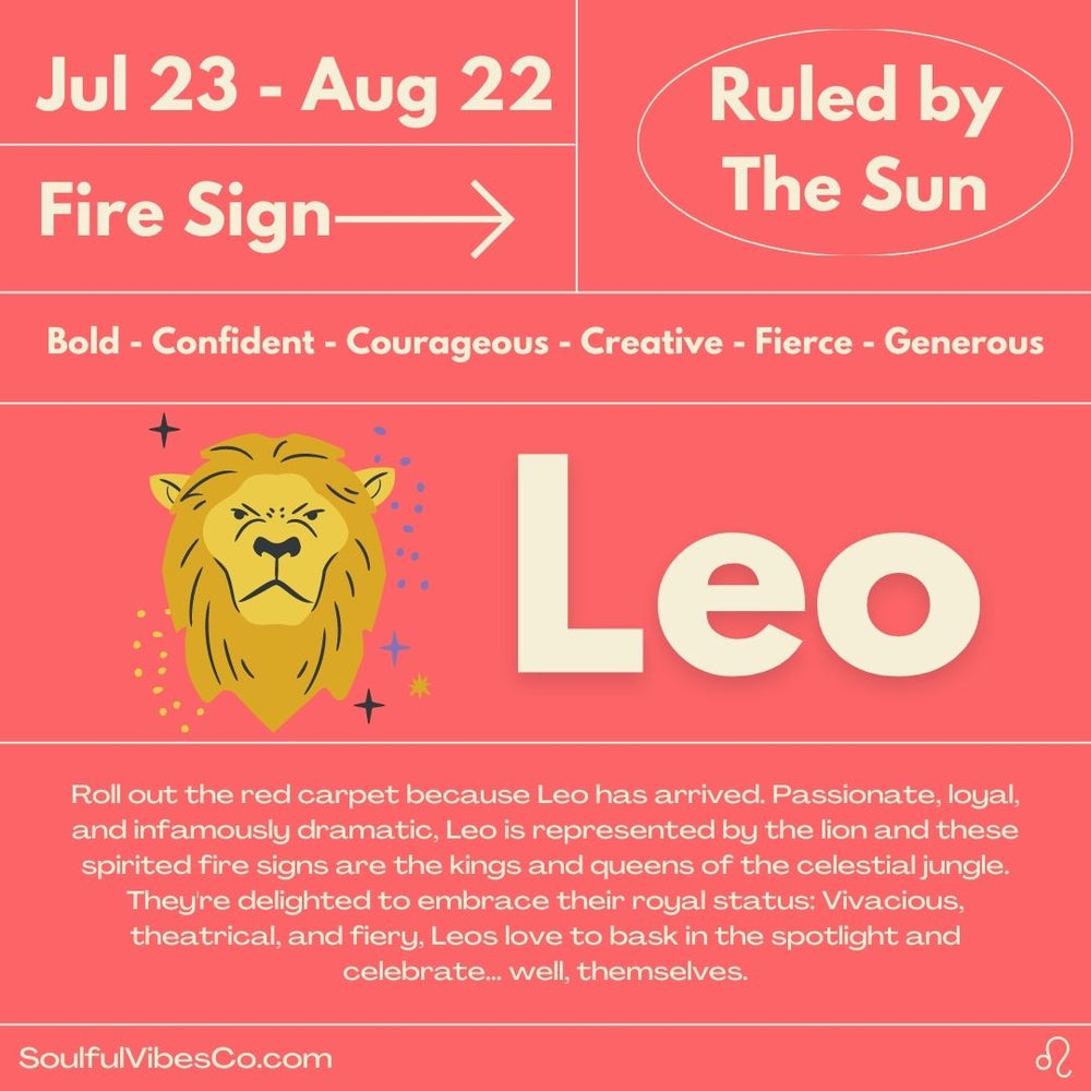 Leo Zodiac Set - Soulfulvibesco