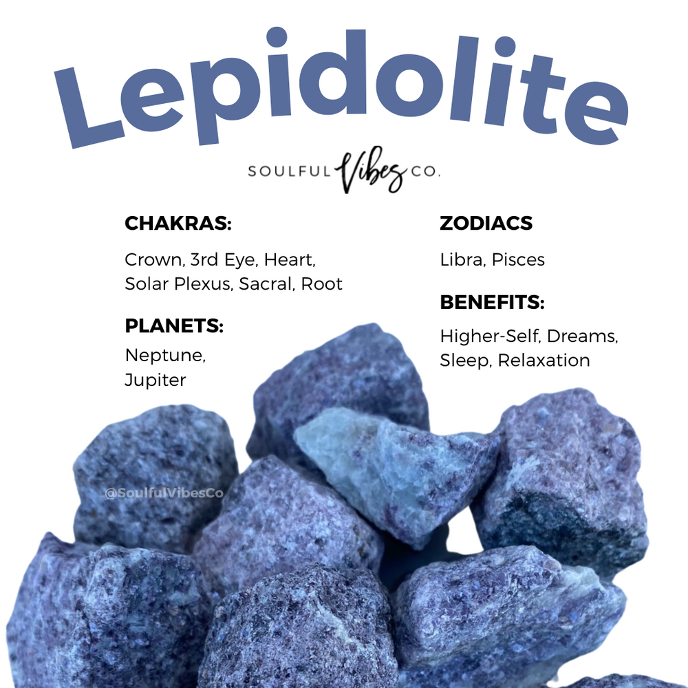 Lepidolite - Soulfulvibesco