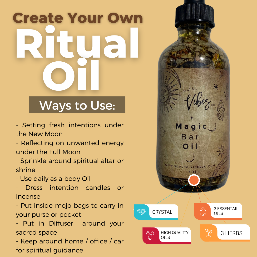 Create Your Own Spiritual & Intention Oil - Soulfulvibesco