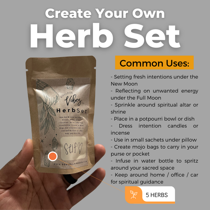 Create Your Own Spiritual Herb Sets - Soulfulvibesco