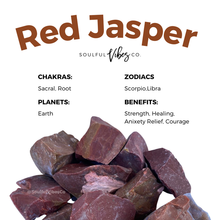 Tumbled Red Jasper - Soulfulvibesco