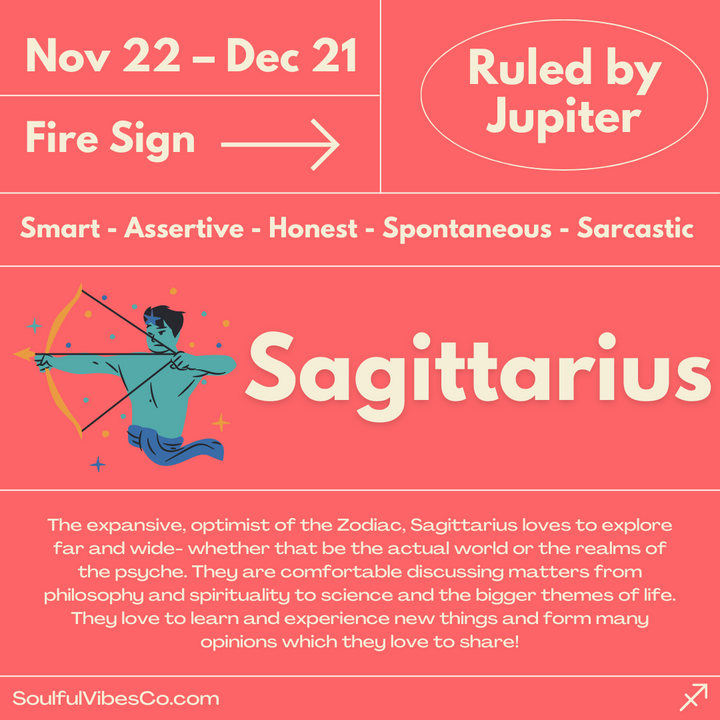 Sagittarius Crystal Set - Soulfulvibesco