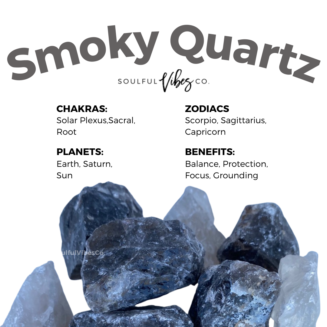 Tumbled Smokey Quartz - Soulfulvibesco