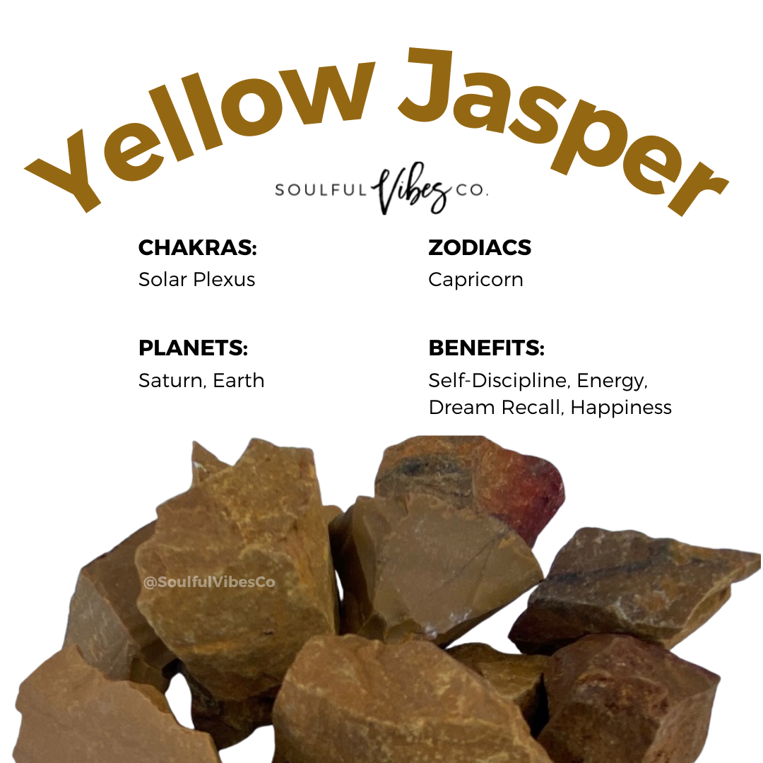 Yellow Jasper - Soulfulvibesco
