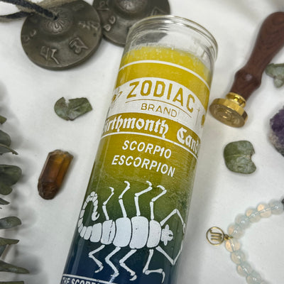 Scorpio Glass Candle - Soulfulvibesco