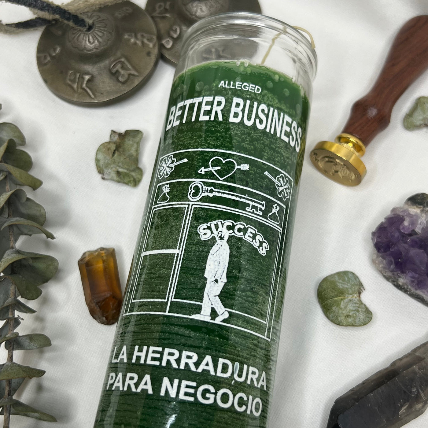 Better Business Glass Candle - Soulfulvibesco