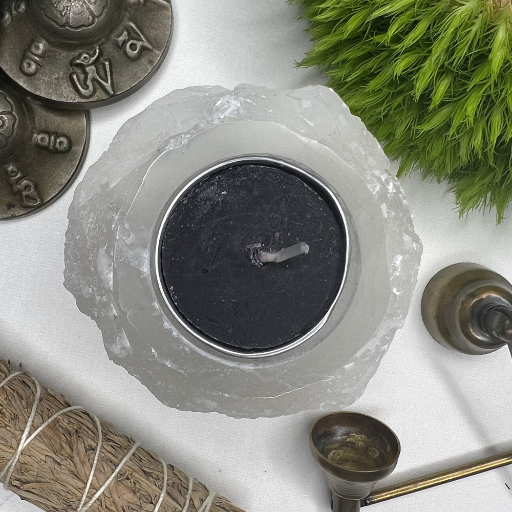 Black Tea Light Candle - Soulfulvibesco