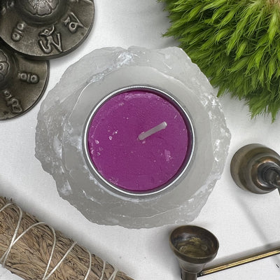 Pink Tea Light Candle - Soulfulvibesco